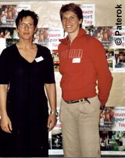 Heidi traf auch ihre Vorgängerin Ulrike Maaß, die im Ausschuss für Frauen im Sport in Niedersachsen tätig ist