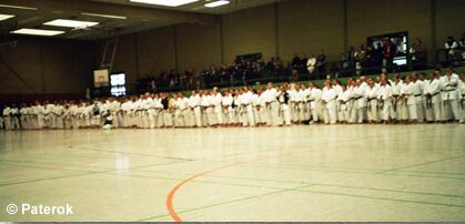Begrüßung und Eröffnung des "Tag des deutschen Karate"